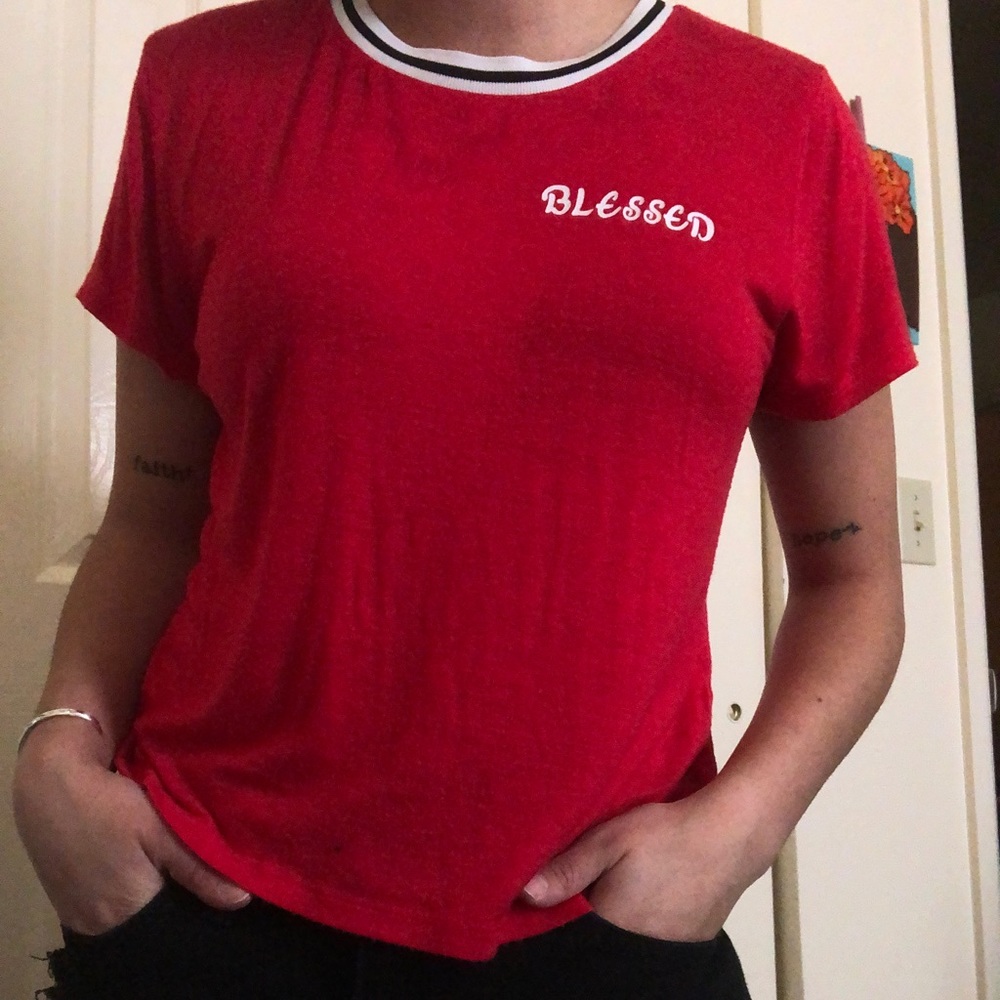 Red Blessed Top